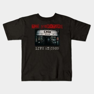 the vibrators live at cbgb Kids T-Shirt